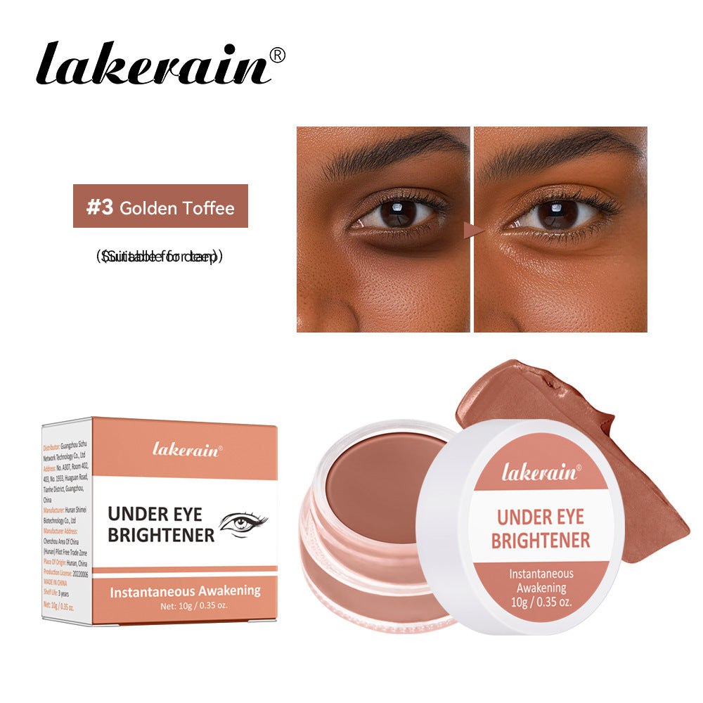 LAKERAIN Eye Concealer Brightening Cream, Full Coverage for Dark circles