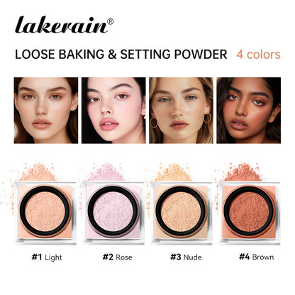 LAKERAIN square box loose powder
