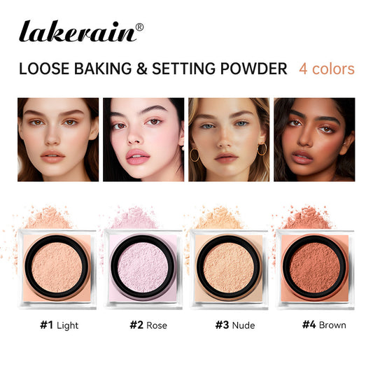 LAKERAIN square box loose powder