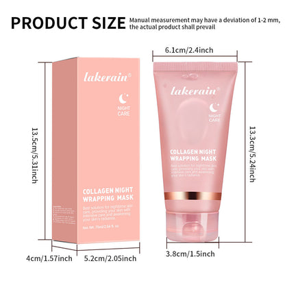 LAKERAIN Collagen Night Cream Peel Off Mask